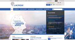 Desktop Screenshot of lacroix-group.com